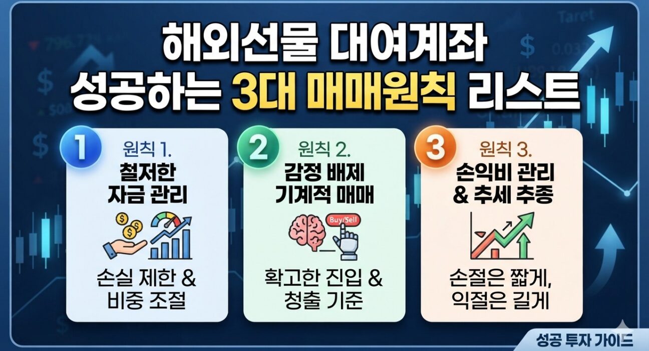 해외선물 대여계좌